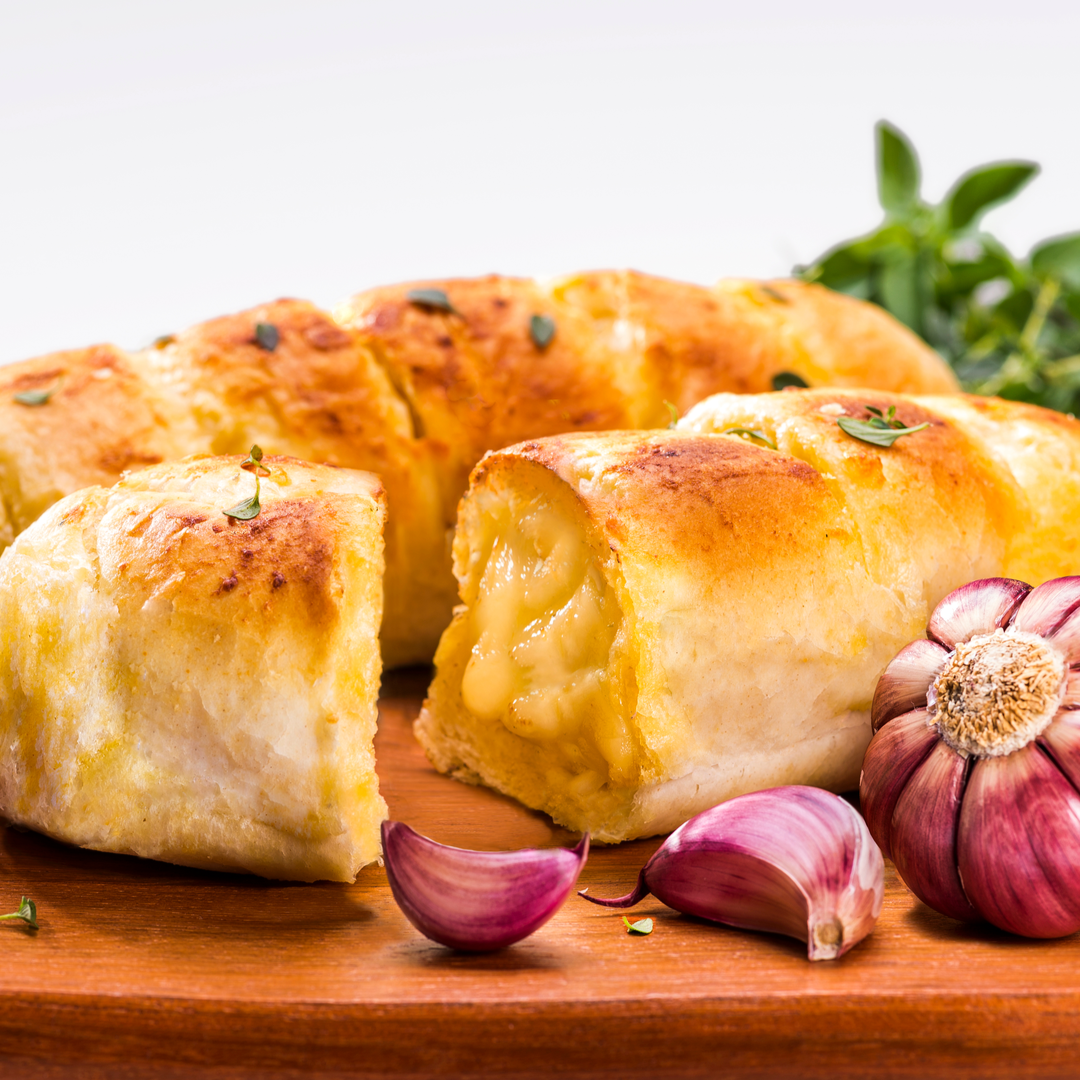 Pão de alho caseiro